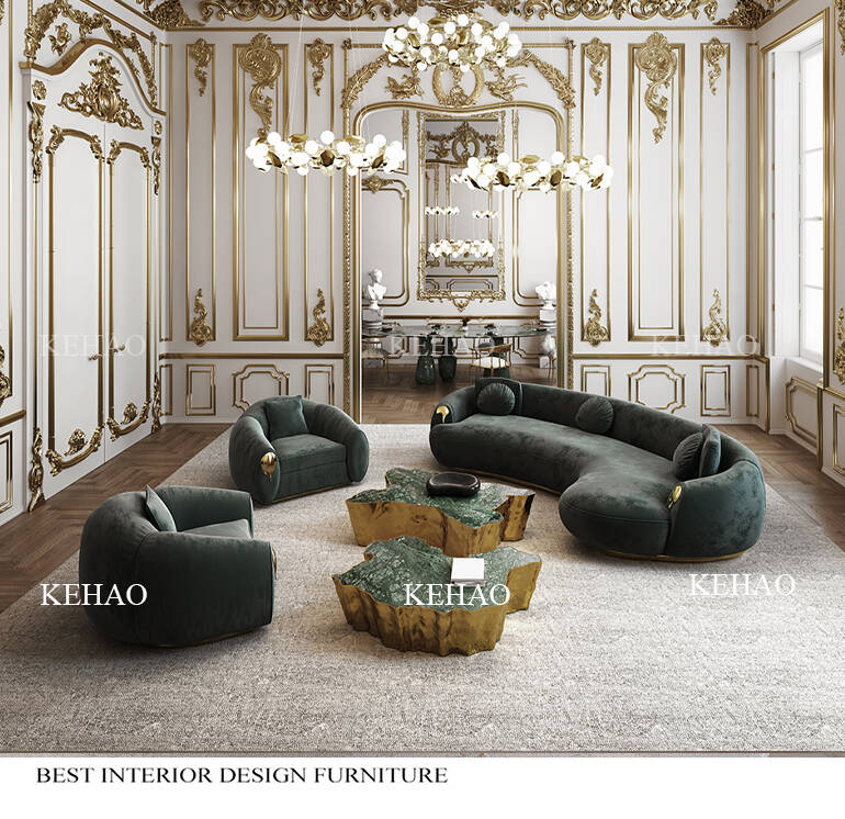 Elegant Modern Beige Fabric Sectional Sofa Contemporary Upholstery Cream Fabric Modular Luxury Sofa Set Living Room Sofas