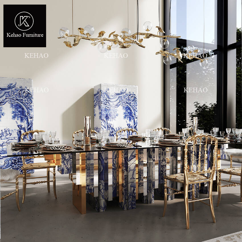 Luxury Hand Painted Wooden Console Table Furniture for Sale Heritage Console Spring-Themed Italian Console Table Design