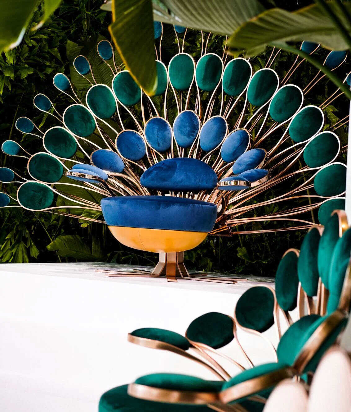 High Back The Pavone Lounge Chair