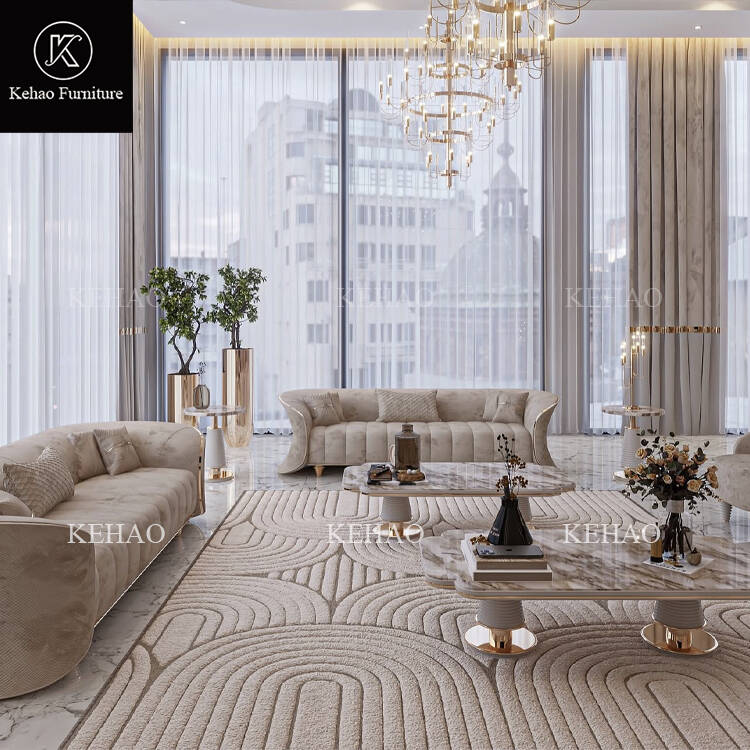 Luxury Dining Room Furniture High End Villa Dining Table Sets with 8 10 Chairs